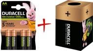 Аккумуляторы Duracell 1300 mAh 1/2AA 4 шт. (+ Еко-бокс Duracell)