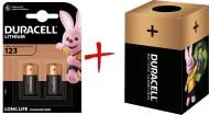 Батарейка Duracell літієва Ultra High Power CR123 2 шт. (+ Еко-бокс Duracell)