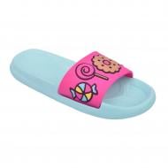 Шльопанці для дівчинки Calypso Loves You р.26-27 бірюзовий/рожевий (21508-004)