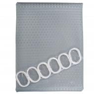 Штора для душа Eco Fabric Пика 180х180 см темно-серый