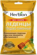 Леденцы Хербион медово-лимонные без сахара 25 шт