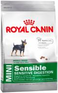 Корм для малих порід Royal Canin Mini sensible 800 г (свійська птиця, рис, кукурудза) 800 г