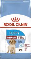 Корм для средних пород Royal Canin для щенков MEDIUM PUPPY 4 кг (домашняя птица, рис, кукуруза) 4 кг