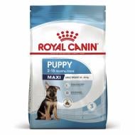 Корм сухий Royal Canin MAXI PUPPY 4 кг (свійська птиця, рис, кукурудза) 4 кг