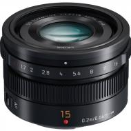 Объектив Panasonic Micro 4/3 15 mm f/1.7 ASPH Black H-X015E-K