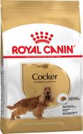 Корм сухой для взрослых собак для средних пород Royal Canin COCKER ADULT (Кокер Эдалт), 3 кг (домашняя птица, рис, кукуруза) 3 кг