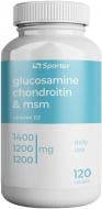 Вітамінно-мінеральний комплекс Sporter Glucosamine & Chondroitin + MSM + D3 120 шт./уп.