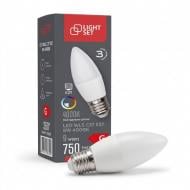 Лампа светодиодная LIGHT SET WLS 9 Вт C37 E27 220 В 4000 К