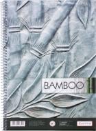 Блокнот Малюнки природи – Бамбук А4 клітинка 80 арк. спіраль Optima
