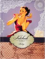 Блокнот Vintage А5 в клетку 80 листов cиреневый Optima