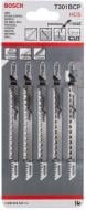 Набор пилочек для электролобзика Bosch T 301 BCP Precision for Wood 5 шт. 2608633A37