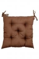 Подушка на стул Фибра 40х40 коричневая Прованс
