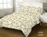 Комплект постільної білизни двоспальний 5135 Cream GOLD USA молочний Zastelli