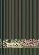 Блокнот Тартан А4 в клетку 96 листов зеленый Optima