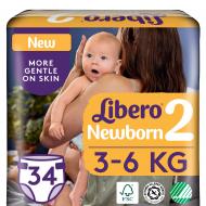 Підгузки Libero New Born 2 3-6 кг 34 шт.