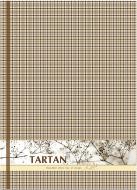 Блокнот Тартан А4 в клетку 80 л. бумажная обложка O20370-66 Optima