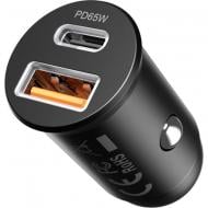 Автомобільний зарядний пристрій Proove Tiny Power Pro 65W USB + Type-C Black (ACTP65110001) Автомобільний зарядний пристрій Proove Tiny Power Pro 65W USB + Type-C Black (ACTP65110001)