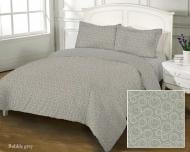 Комплект постельного белья двуспальный BUBBLE GREY GOLD USA серый Zastelli