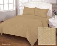 Комплект постельного белья двуспальный BUBBLE BEIGE GOLD USA коричневый Zastelli