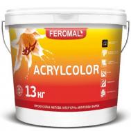 Фарба інтер'єрна акрилова Feromal Acrylcolor мат 10 л 13 кг