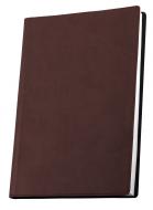 Блокнот недатований діловий коричневий лінія Optima Vivella A6 O20383-07