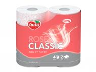 Туалетная бумага Ruta Classic Rose двухслойная 4 шт.