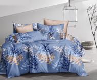 Комплект постельного белья двуспальный 791-792 синий Zastelli
