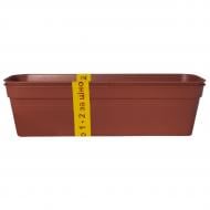 Ящик балконний Алеана Глорія 60x18см. комплект 2 шт. теракот прямокутний 12 л теракот (115092) Ящик балконний Алеана Глорія 60x18см. комплект 2 шт. теракот прямокутний 12 л теракот (115092)