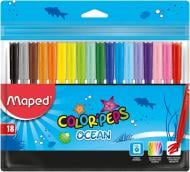 Фломастеры Color Peps Ocean 18 цветов Maped