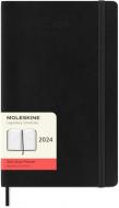 Дневник датированный Черный Мягкий средний Moleskine Office A5 2024