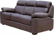 Диван прямий Agata Sofa Gabriel 3F коричневий 2000x950x950 мм