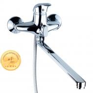УЦЕНКА! Смеситель Aquatica NK Ø 40 для ванны гусь прямой 350 мм (NK-2C232C) (УЦ №2408)