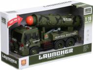 Військова техніка Shantou автомобіль з ракетою темно-зелений 2 1:16