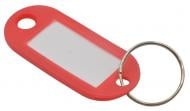 Брелок-бирка пластиковый для ключей с надписью (в ассортименте) KT-1201