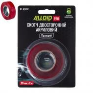 Скотч двусторонний Alloid DT-61202 20 мм 2 м красный