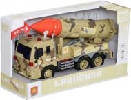 Военная техника Shantou автомобиль с ракетой светло-зеленый 3 1:16