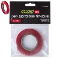 Скотч двусторонний Alloid DT-61062 6 мм 2 м красный