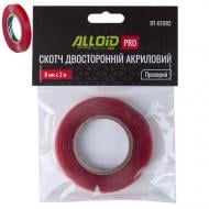 Скотч двусторонний Alloid DT-61082 8 мм 2 м красный