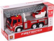Пожежна машинка Shantou з сірою драбиною 1:16