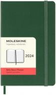 Еженедельник датированный Миртовый Зеленый карманный Moleskine Office A6 2024