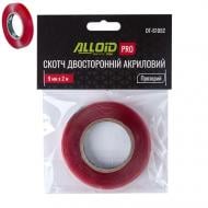 Скотч двусторонний Alloid DT-61092 9 мм 2 м красный