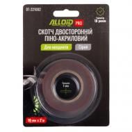 Скотч двусторонний Alloid DT-221002 10 мм 2 м серый