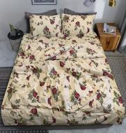 Комплект постельного белья двуспальный 40-0065 Bordo Gold молочный Zastelli