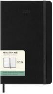 Еженедельник датированный Черный средний Moleskine Office A5 2024