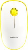 Миша Modecom MC-WM112 Wireless white/yellow