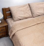 Комплект постельного белья двуспальный BUBBLE BEIGE коричневый Zastelli