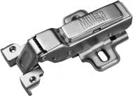 Петля полунакладная Muller 95° Clip-On для алюминиевого профиля с доводчиком 97754