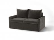 Кровать-диван прямой Кельн темно-серый 1520x920x890 мм
