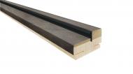 Дверная коробка компланарная IN WOOD 2070x80 мм рустик золотой