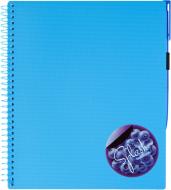 Блокнот Splash з ручкою на резинці блакитний O20840-11 Optima